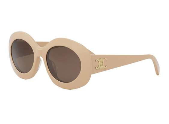Celine CL40292U 57E Shiny Beige/Brown
