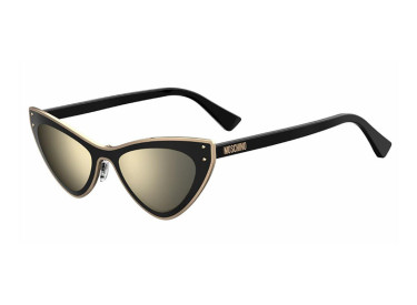 Moschino MOS051/S 0J5G UE Shiny Black/Gold/Gold Mirror
