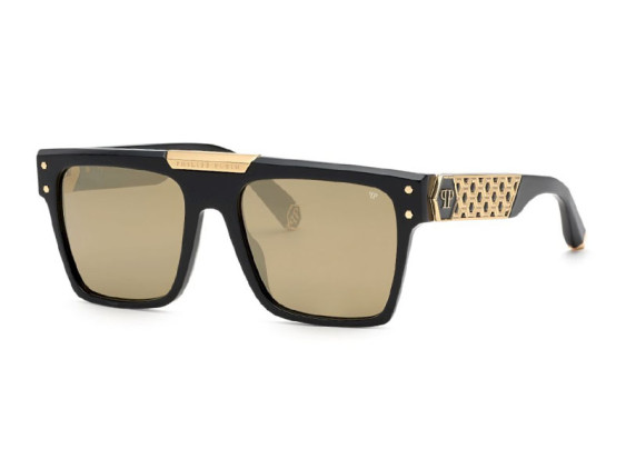 Philipp Plein SPP080 700G Black/Gold Mirror
