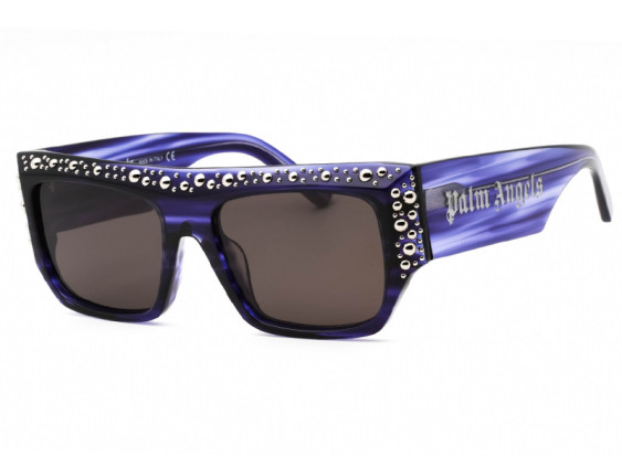 Palm Angels PERI008 CASABLANCA 3707 Striped Purple with Silver Studs/Grey