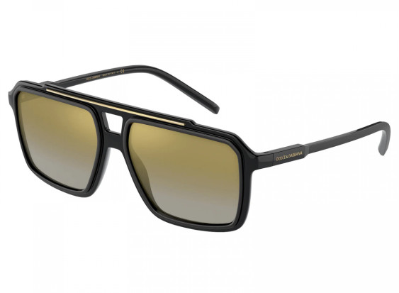 Dolce & Gabbana DG6147 501/6E Black/Gold/Brown 57mm