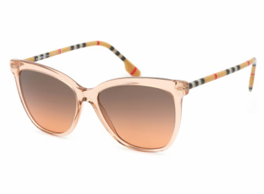 Burberry BE4308 400618 Transparent Peach Pink/Gradient Grey Orange