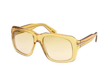 Tom Ford FT0885 39F Shiny Yellow / Gradient Brown