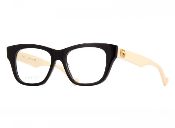 Gucci GG0999O 002 Black/White 52mm