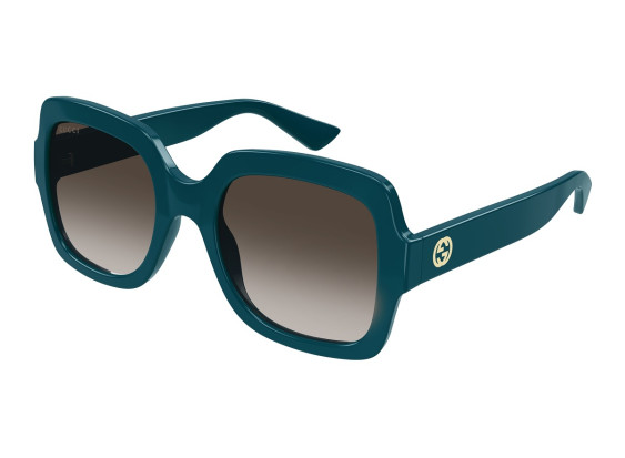Gucci GG1337S 004 Petrol Blue/Gradient Brown