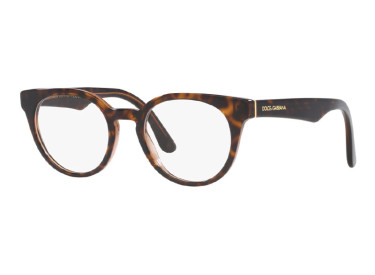 Dolce & Gabbana DG3361 3256 Havana/Transparent Brown 50mm