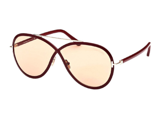Tom Ford FT1007 69E Shiny Bordeaux/Brown
