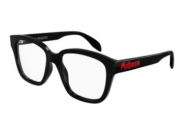 Alexander McQueen AM0333O 002 Black 52mm