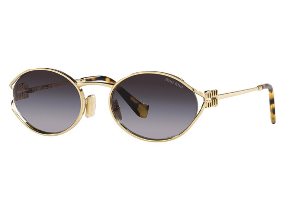 Miu Miu MU52YS ZVN5D1 Pale Gold/Grey Gradient