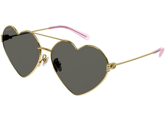 Gucci GG1283S 001 Shiny Gold/Grey