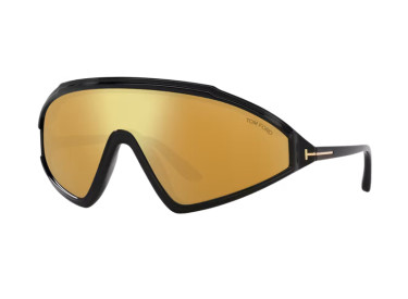 Tom Ford FT1121 01G Shiny Black/Brown Mirror