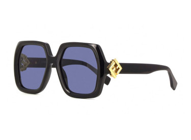 Fendi FF DIAMONDS FE40139I 01V Shiny Black/Blue