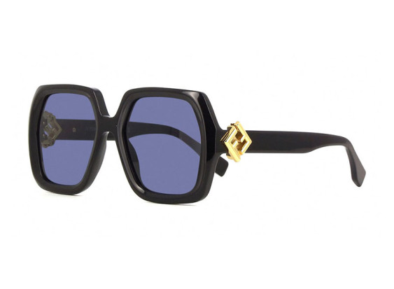 Fendi FF DIAMONDS FE40139I 01V Shiny Black/Blue