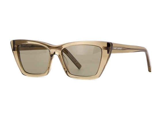 Saint Laurent SL276 MICA 043 Transparent Brown/Grey