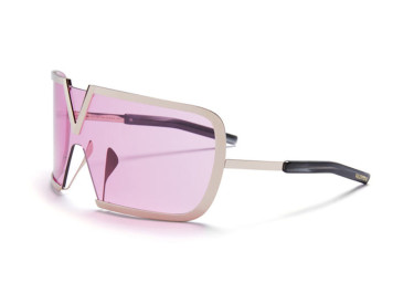 Valentino V-ROMASK VLS-120C White Gold/Pink Lens AR