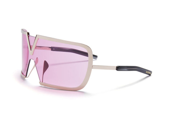 Valentino V-ROMASK VLS-120C White Gold/Pink Lens AR