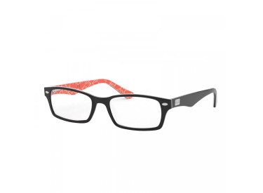 Ray Ban RX5206 2479 Black Texture Red