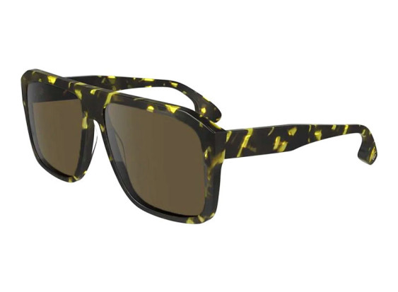 Victoria Beckham VB671S 012 Black Yellow Havana/Brown