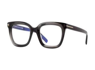Tom Ford FT5880-B 020 Grey/Clear Blue Light Block 51mm