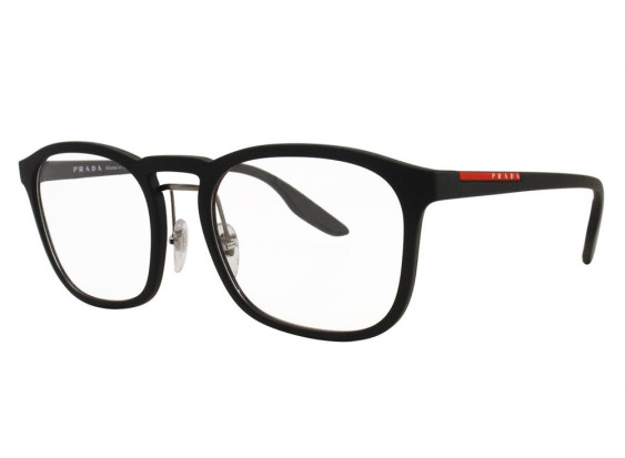 Prada Sport PS06HV DG01O1 Black Rubber 54mm