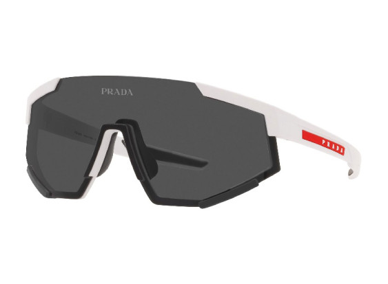 Prada Sport PS04WSF TWK06F White Rubber/Dark Grey