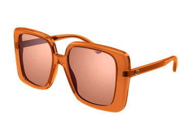 Gucci GG1314S 004 Transparent Rust/Orange