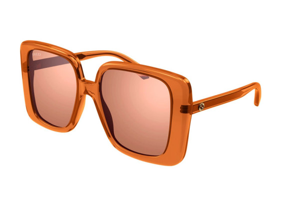 Gucci GG1314S 004 Transparent Rust/Orange