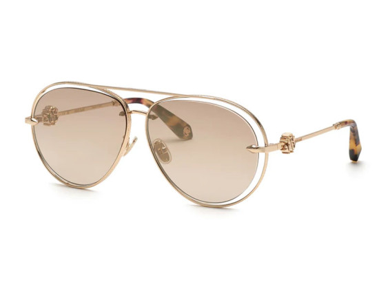 Roberto Cavalli SRC032M 300G Shiny Rose Gold/Brown Gradient