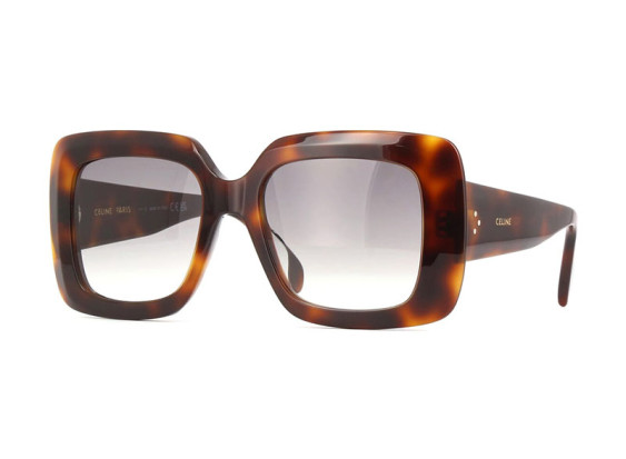 Celine CL40263I 53B Dark Havana/Grey Gradient