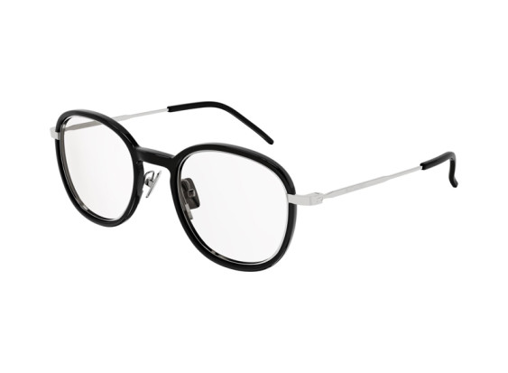 Saint Laurent SL436 OPT 001 Black/Silver 49mm