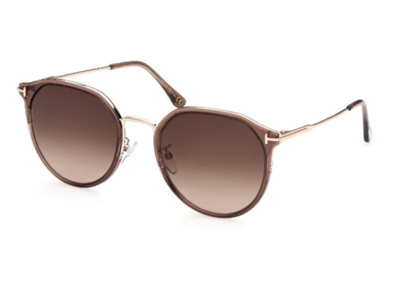 Tom Ford FT0897-K 45F Shiny Light Brown/Gradient Brown