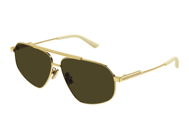 Bottega Veneta BV1194S 002 Gold/Brown