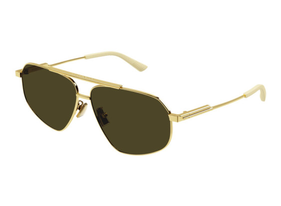 Bottega Veneta BV1194S 002 Gold/Brown