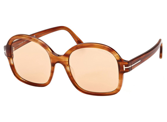 Tom Ford FT1034 45E Shiny Light Brown/Brown