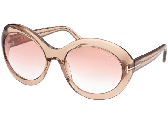 Tom Ford FT0918 45T Transparent Brown/Bordeaux Gradient