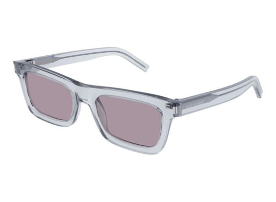 Saint Laurent SL461 BETTY 013 Transparent Grey/Violet