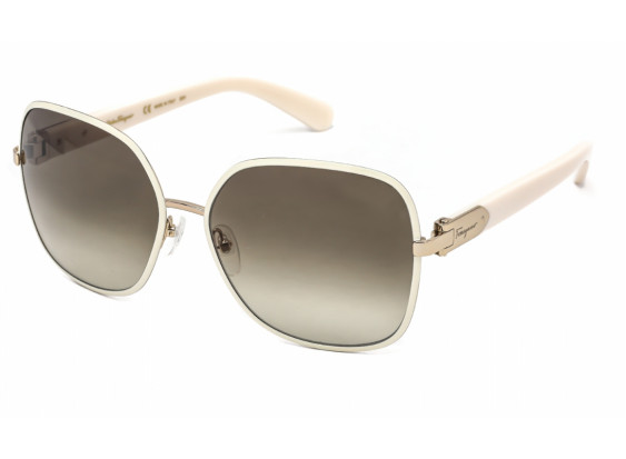 Salvatore Ferragamo SF150S 721 Light Gold/Ivory / Brown