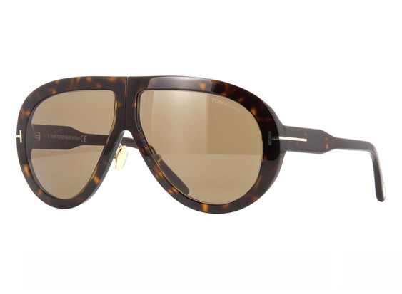Tom Ford FT0836 52E Shiny Dark Havana/Brown