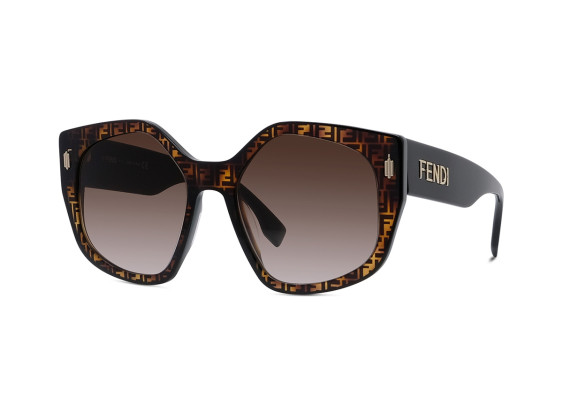 Fendi FE40017I 55F FF Havana/Brown
