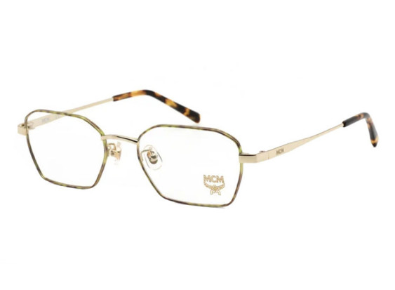 MCM MCM2130A 712 Shiny Gold/Green Havana 52mm