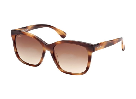 Max Mara MM0042 48F Shiny Dark Brown/Brown Gradient