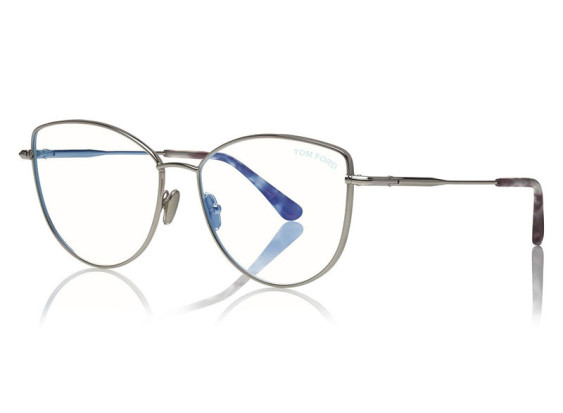 Tom Ford TF5667-B 016 Palladium/Vintage Lilac Havana 55mm