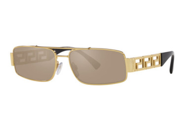 Versace VE2257 10025A Gold/Light Brown Mirror Dark Gold