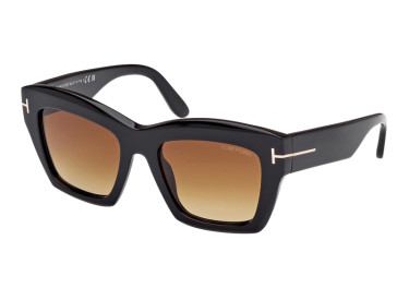 Tom Ford FT1191 01F Shiny Black/Gradient Brown