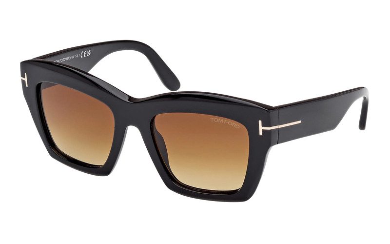Tom Ford FT1191 01F Shiny Black/Gradient Brown
