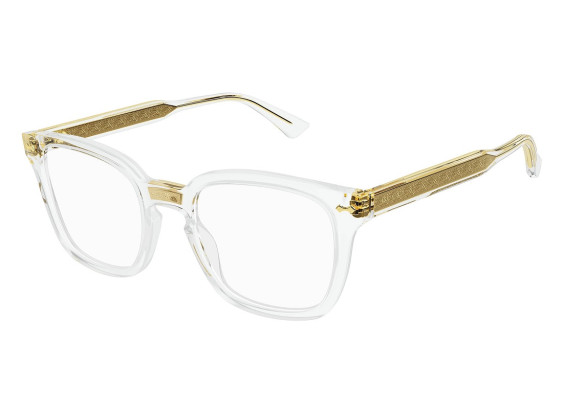 Gucci GG0184O 011 Transparent/Gold 50mm