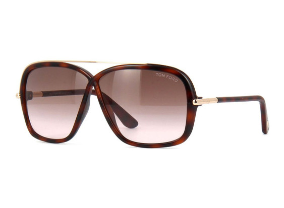 Tom Ford FT0455 52F Dark Havana/Gold/Brown Gradient