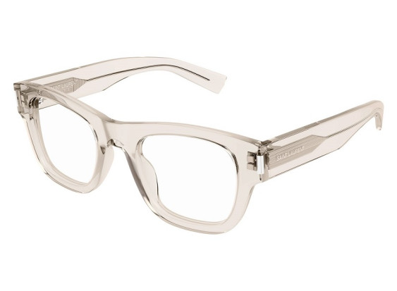 Saint Laurent SL698 004 Transparent Beige/Transparent AR 50mm