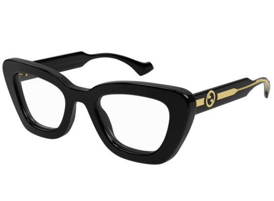 Gucci GG1555O 001 Shiny Black 50mm
