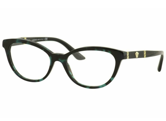 Versace VE3219Q 5076 Green Havana 52mm